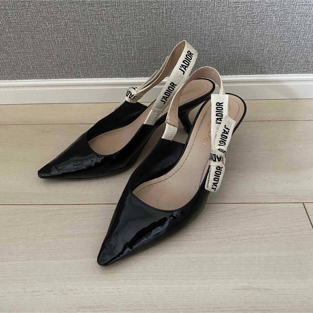 Christian Dior - Christian Dior スリングバックパンプス Christian Dior - Christian Dior スリングバックパンプス