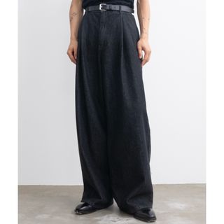 SAPEur サプール デニムトラックパンツ インディゴ XLサイズの SAPEur サプール デニムトラックパンツ インディゴ XLサイズの