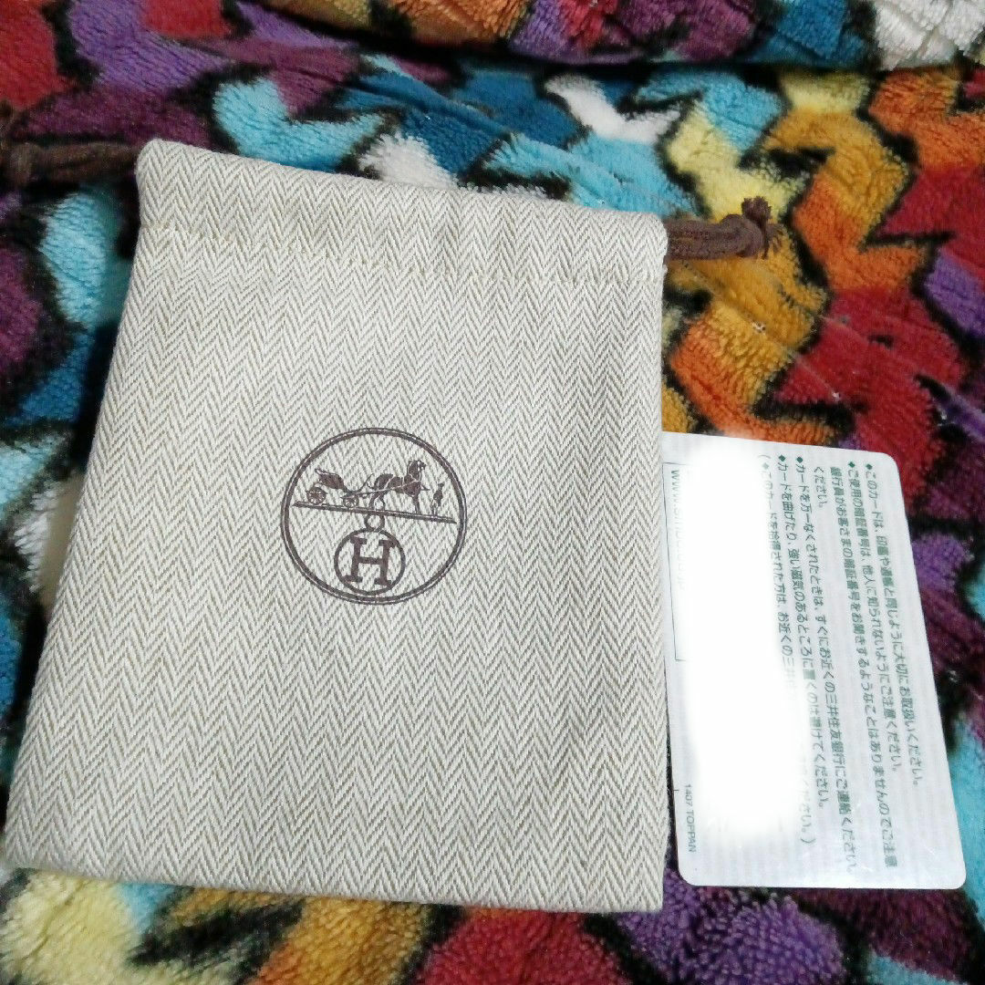 HERMES - 新品 正規品 HERMESエルメス 保存袋 巾着袋 布袋 縦13 HERMES - 新品 正規品 HERMESエルメス 保存袋 巾着袋 布袋 縦13
