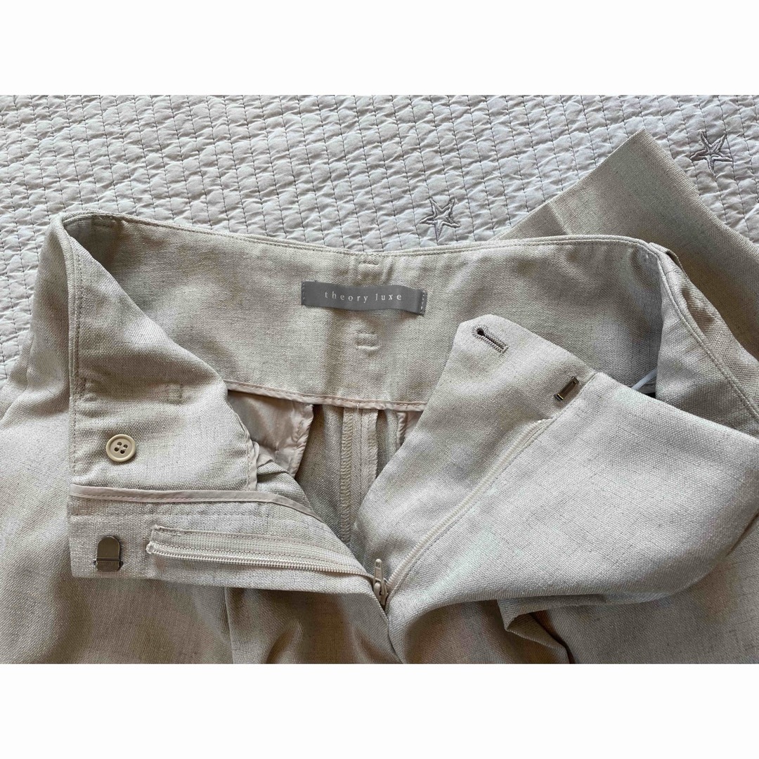 Theory luxe - theory luxe タック付きテーパードパンツ Theory luxe - theory luxe タック付きテーパードパンツ