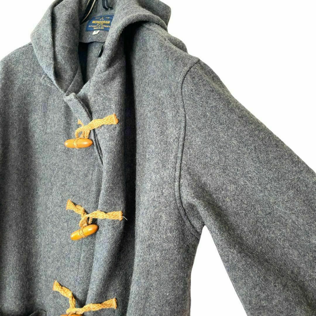 monogram - Vintage monogram ダッフルコート ウール グレー USA monogram - Vintage monogram ダッフルコート ウール グレー USA