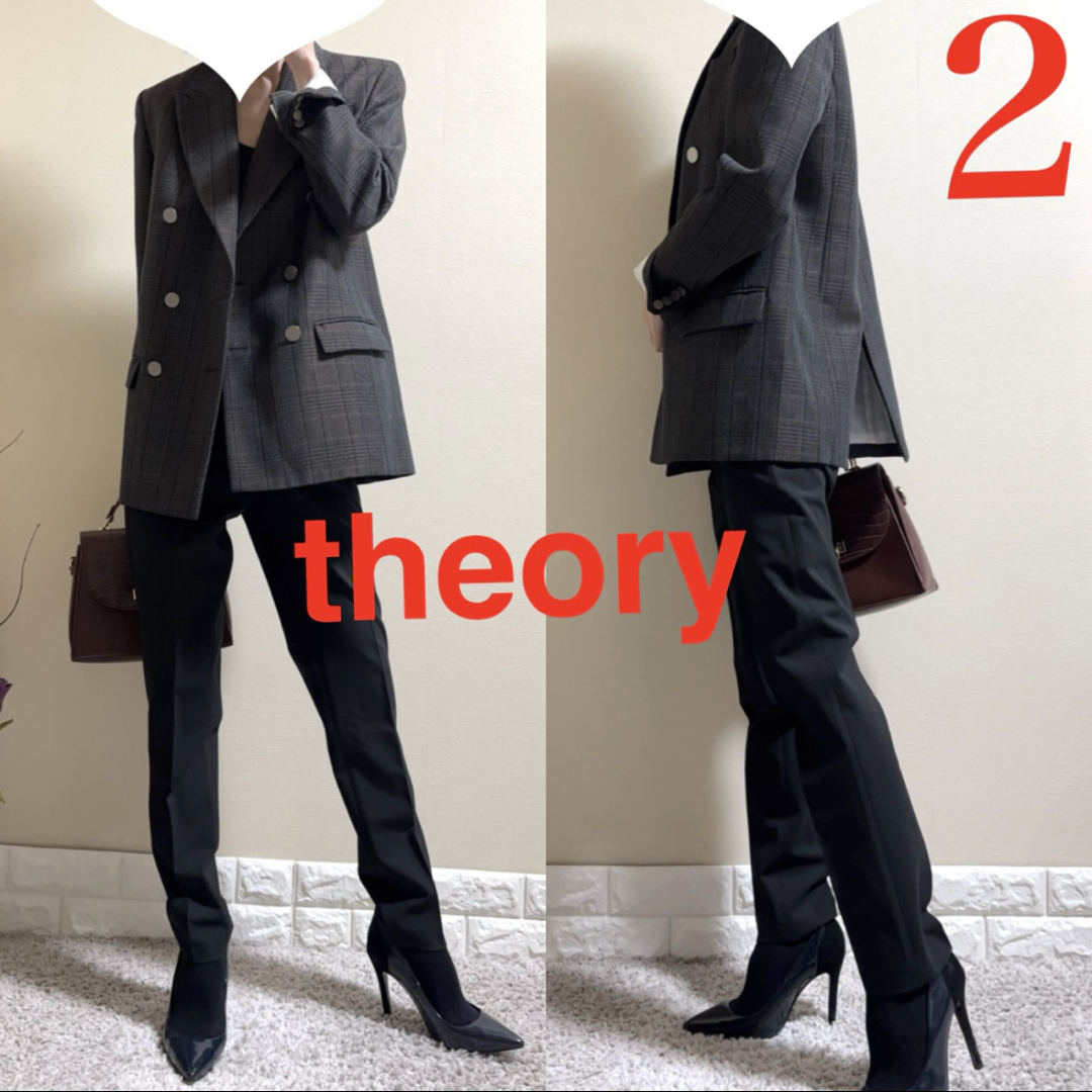 Theory - theory セオリー 定価2.8万 TAILOR テーパードパンツ 2 Theory - theory セオリー 定価2.8万 TAILOR テーパードパンツ 2