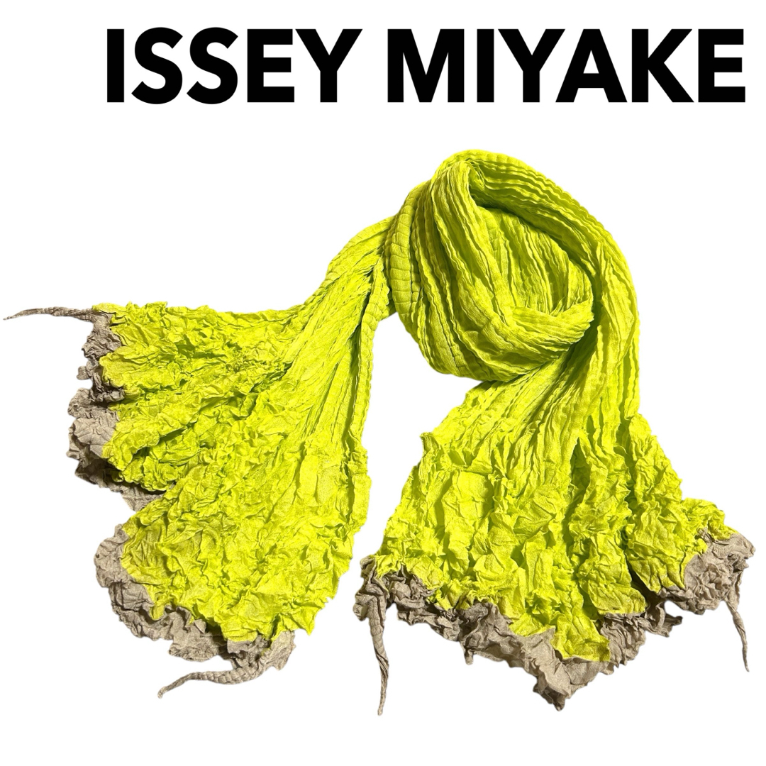 ISSEY MIYAKE - イッセイミヤケ ISSEY MIYAKE プリーツストール ISSEY MIYAKE - イッセイミヤケ ISSEY MIYAKE プリーツストール