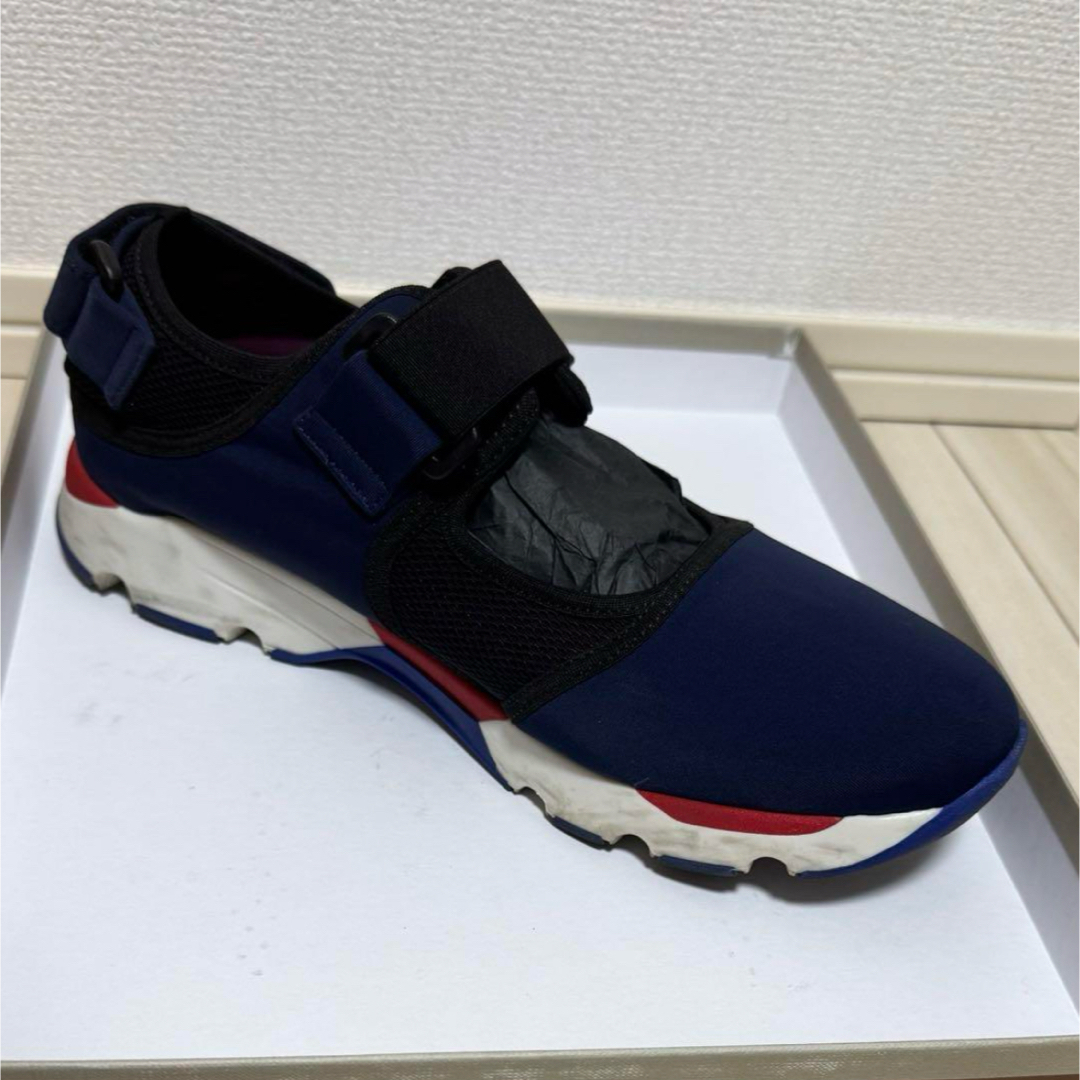 MARNI - MARNI マルニ ベルクロ スニーカー サンダル ネイビー MARNI - MARNI マルニ ベルクロ スニーカー サンダル ネイビー