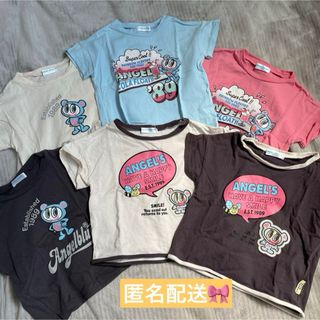 angelblue - エンジェルブルー ナカムラくんスパンコールTシャツ angelblue - エンジェルブルー ナカムラくんスパンコールTシャツ