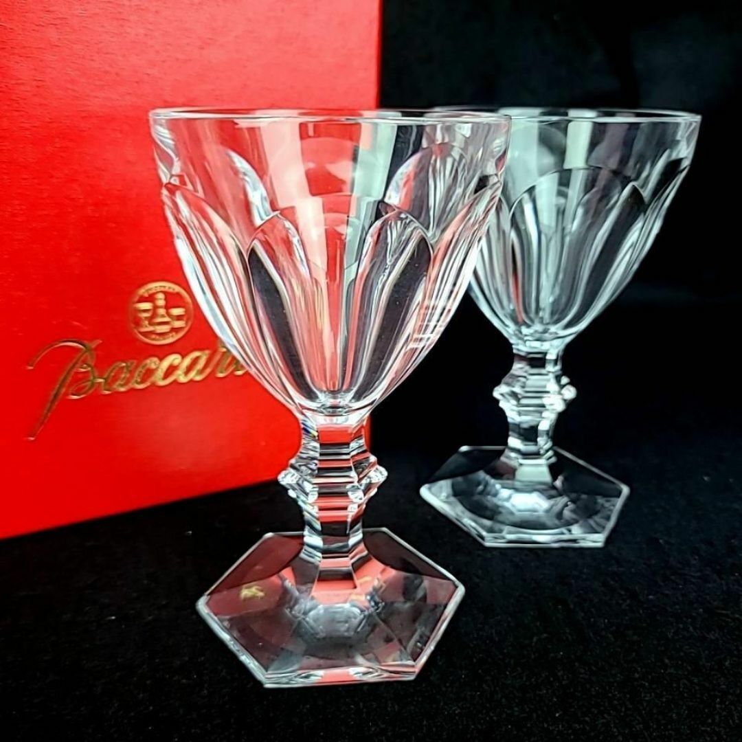 Baccarat - 〇美品〇バカラ アルクール ワイングラス 2客 ペア Baccarat - 〇美品〇バカラ アルクール ワイングラス 2客 ペア