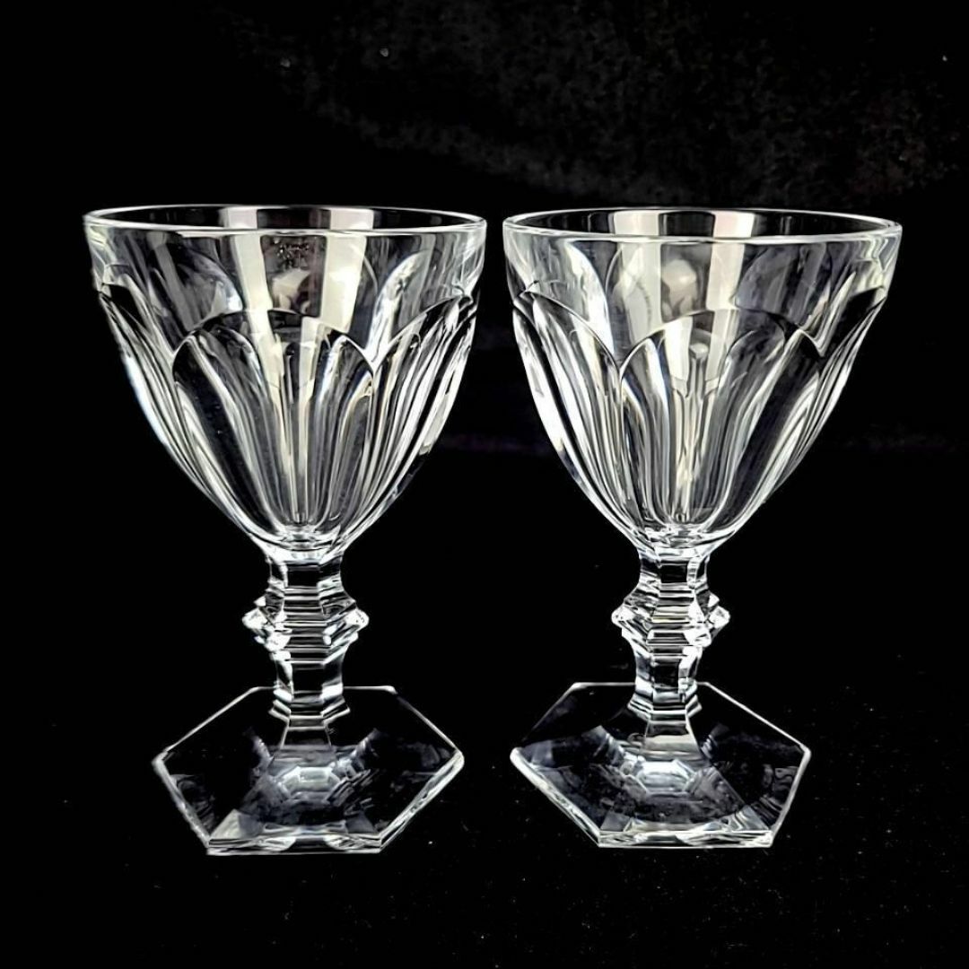 Baccarat - 〇美品〇バカラ アルクール ワイングラス 2客 ペア Baccarat - 〇美品〇バカラ アルクール ワイングラス 2客 ペア