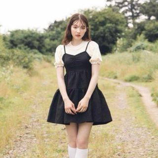 Bubbles - andmary アンドマリー Karen knit set mini dressの Bubbles - andmary アンドマリー Karen knit set mini dressの