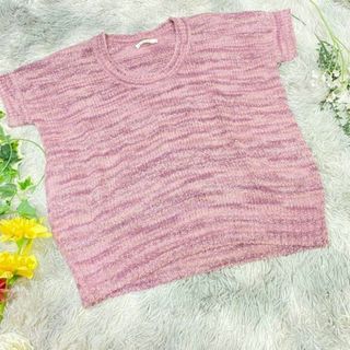 グローブ(grove)の【grove】グローブ　柄ニット　セーター　(M)(ニット/セーター)