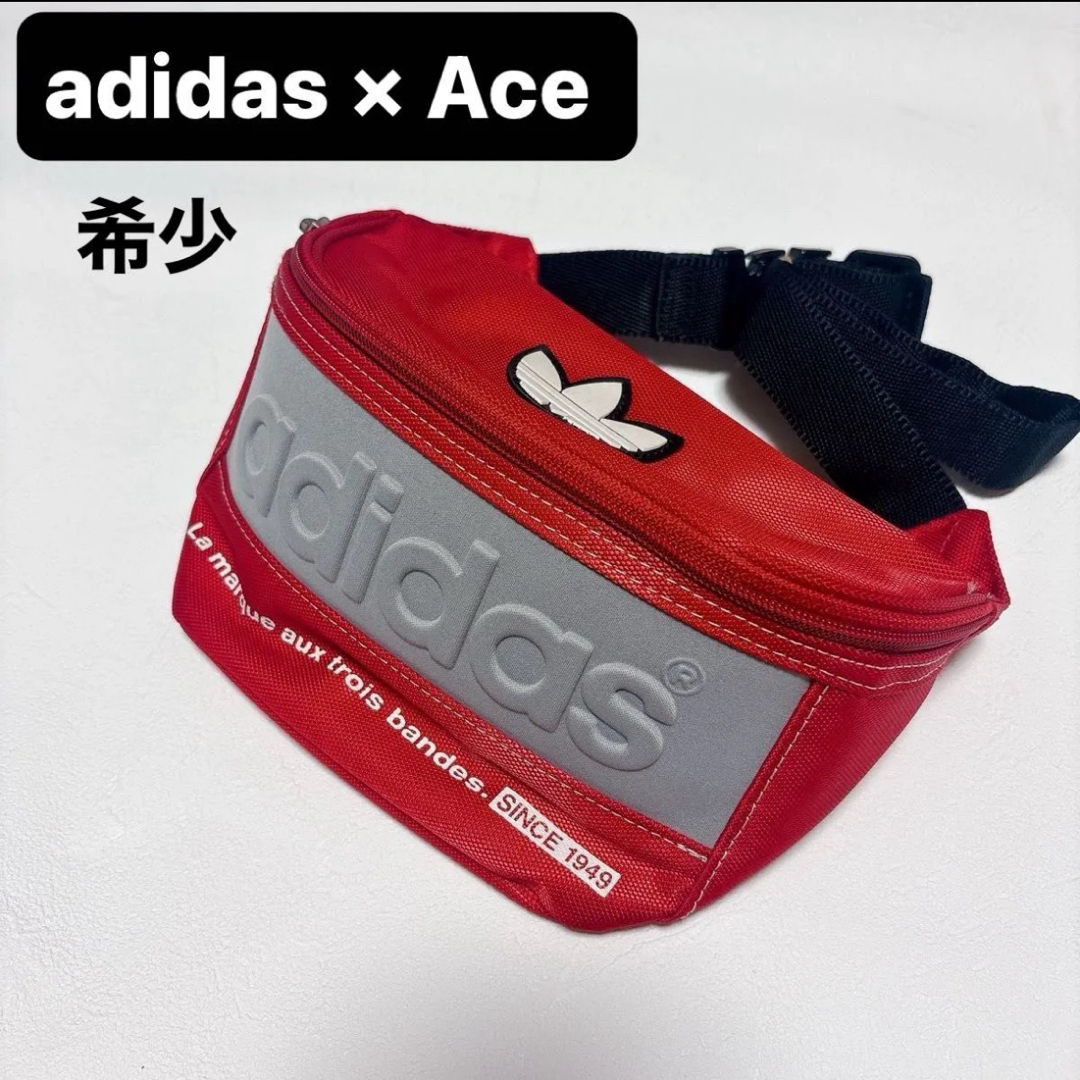 adidas - 希少 adidas × Ace コラボ ボディバッグ トレフォイル adidas - 希少 adidas × Ace コラボ ボディバッグ トレフォイル