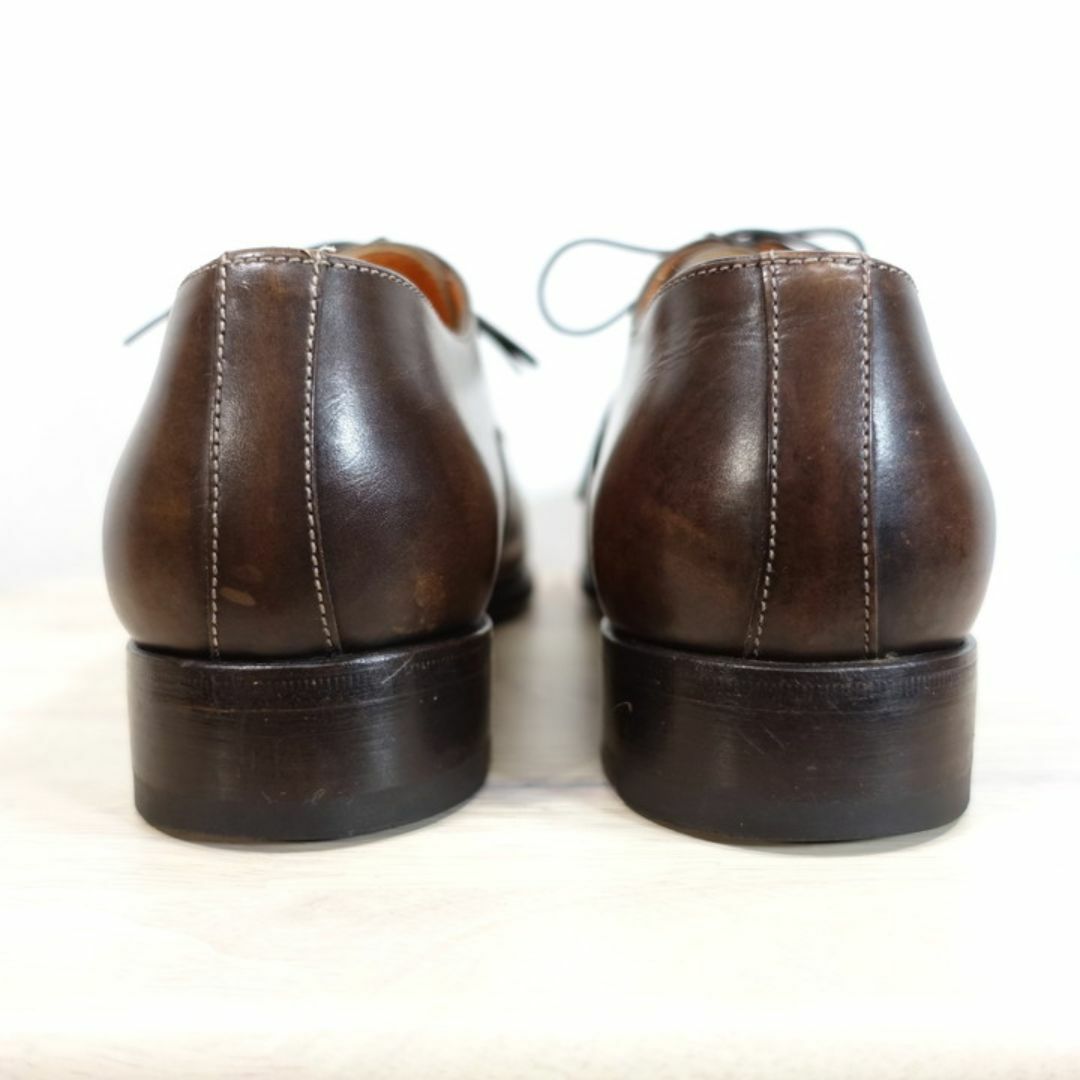 Santoni - 【定番】サントーニ メダリオンシューズ 茶 Santoniの Santoni - 【定番】サントーニ メダリオンシューズ 茶 Santoniの