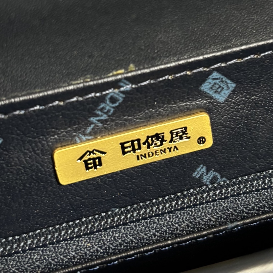 印傳屋 - 【極美品】 印傳屋 INDEN-YA ハンドバッグ 漆塗り 鹿革 印傳屋 - 【極美品】 印傳屋 INDEN-YA ハンドバッグ 漆塗り 鹿革