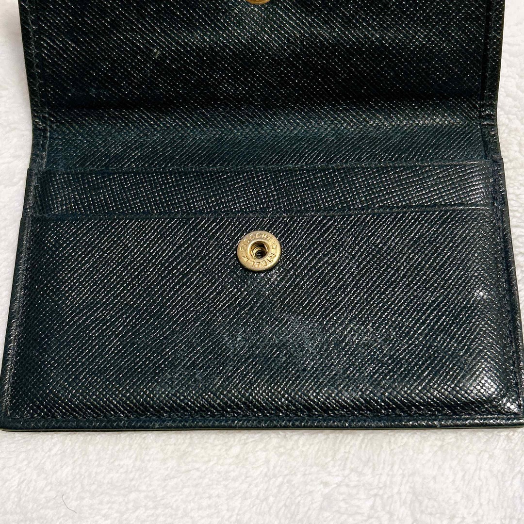 PRADA - 【極美品】PRADA プラダ ブラック レザー カードケース PRADA - 【極美品】PRADA プラダ ブラック レザー カードケース