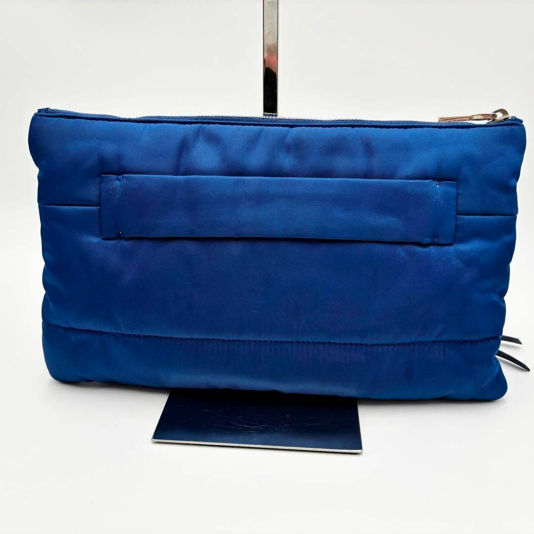 PRADA - 極美品✨ プラダ クラッチバッグ テスートボンバー 三角 PRADA - 極美品✨ プラダ クラッチバッグ テスートボンバー 三角