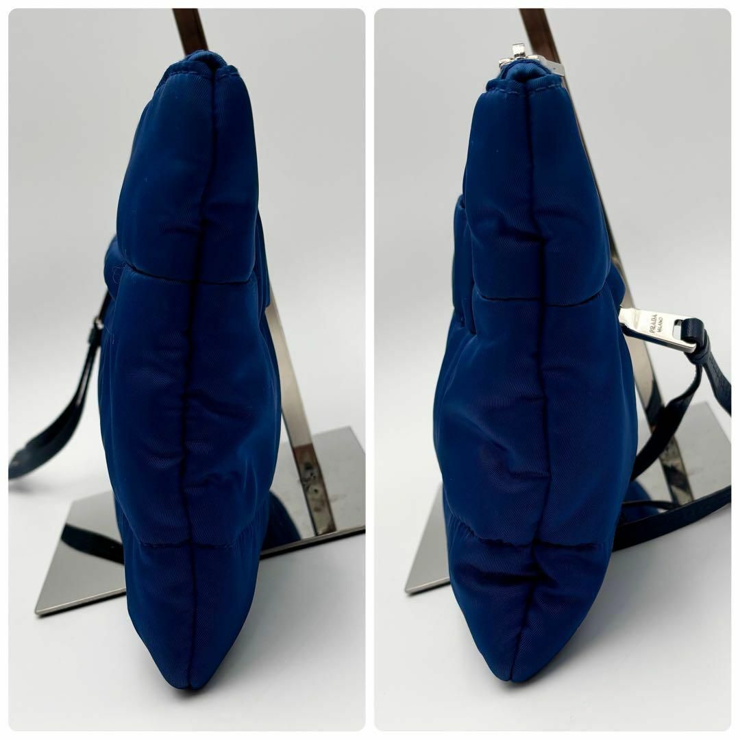 PRADA - 極美品✨ プラダ クラッチバッグ テスートボンバー 三角 PRADA - 極美品✨ プラダ クラッチバッグ テスートボンバー 三角