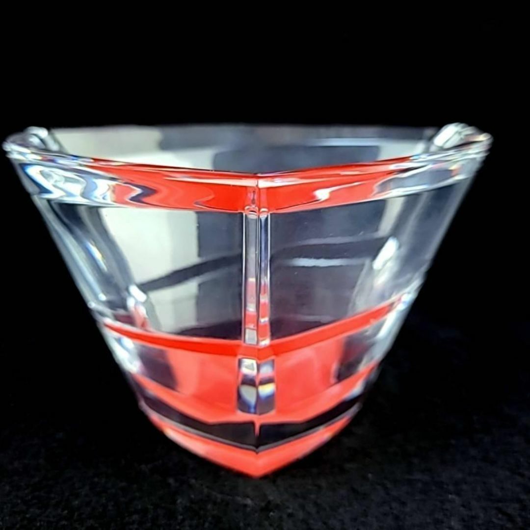 Baccarat - ☆美品☆バカラ カレイドスコープ レッド ボウルの Baccarat - ☆美品☆バカラ カレイドスコープ レッド ボウルの