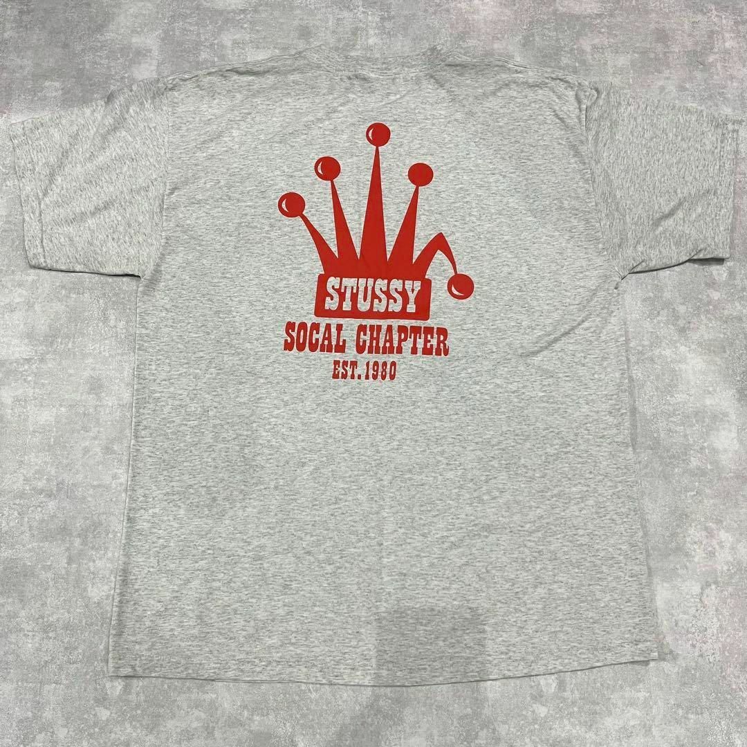 STUSSY - 90s STUSSY 白タグ USA製 Tシャツ グレー 霜降り STUSSY - 90s STUSSY 白タグ USA製 Tシャツ グレー 霜降り