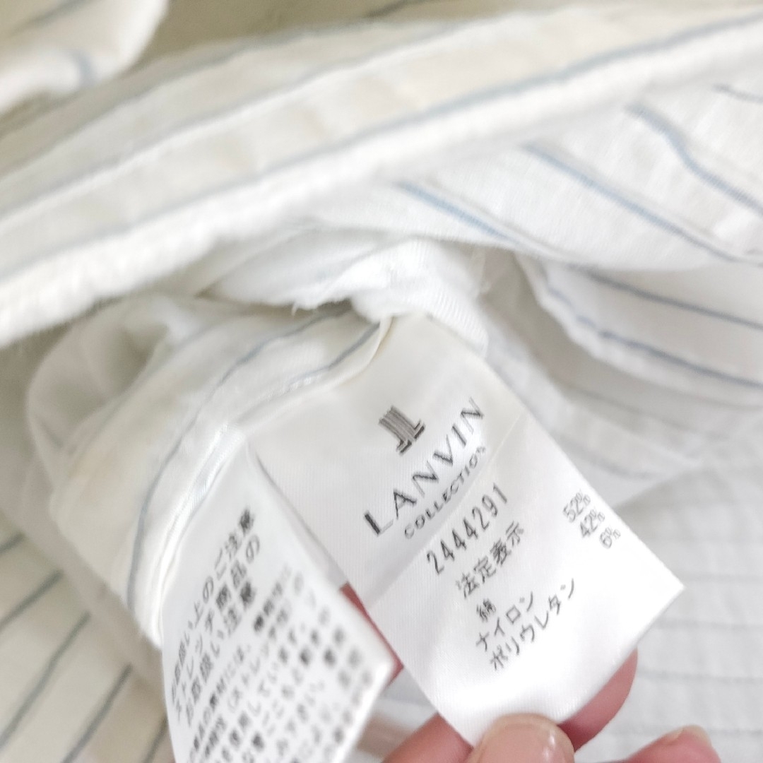 LANVIN COLLECTION - LANVINストライプテーラードジャケット LANVIN COLLECTION - LANVINストライプテーラードジャケット