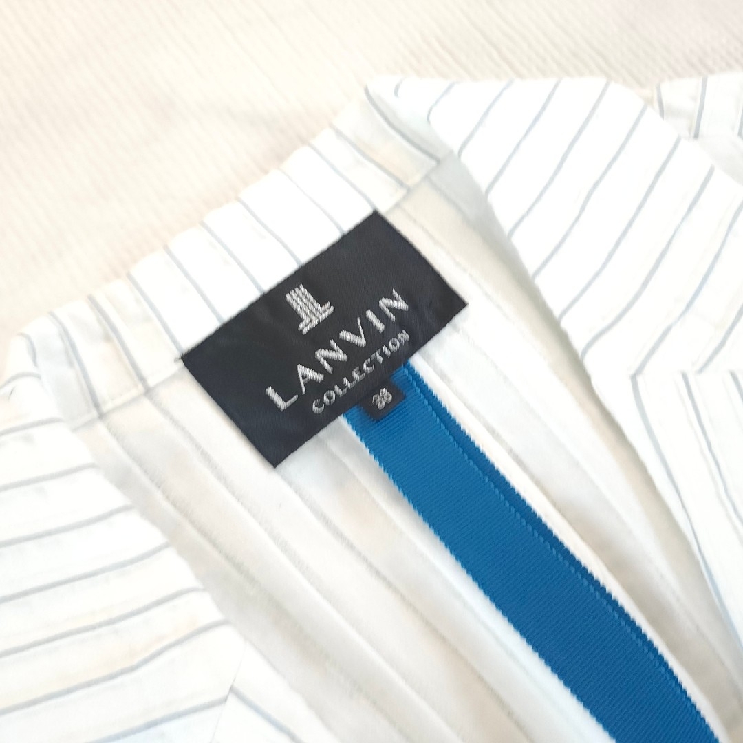LANVIN COLLECTION - LANVINストライプテーラードジャケット LANVIN COLLECTION - LANVINストライプテーラードジャケット