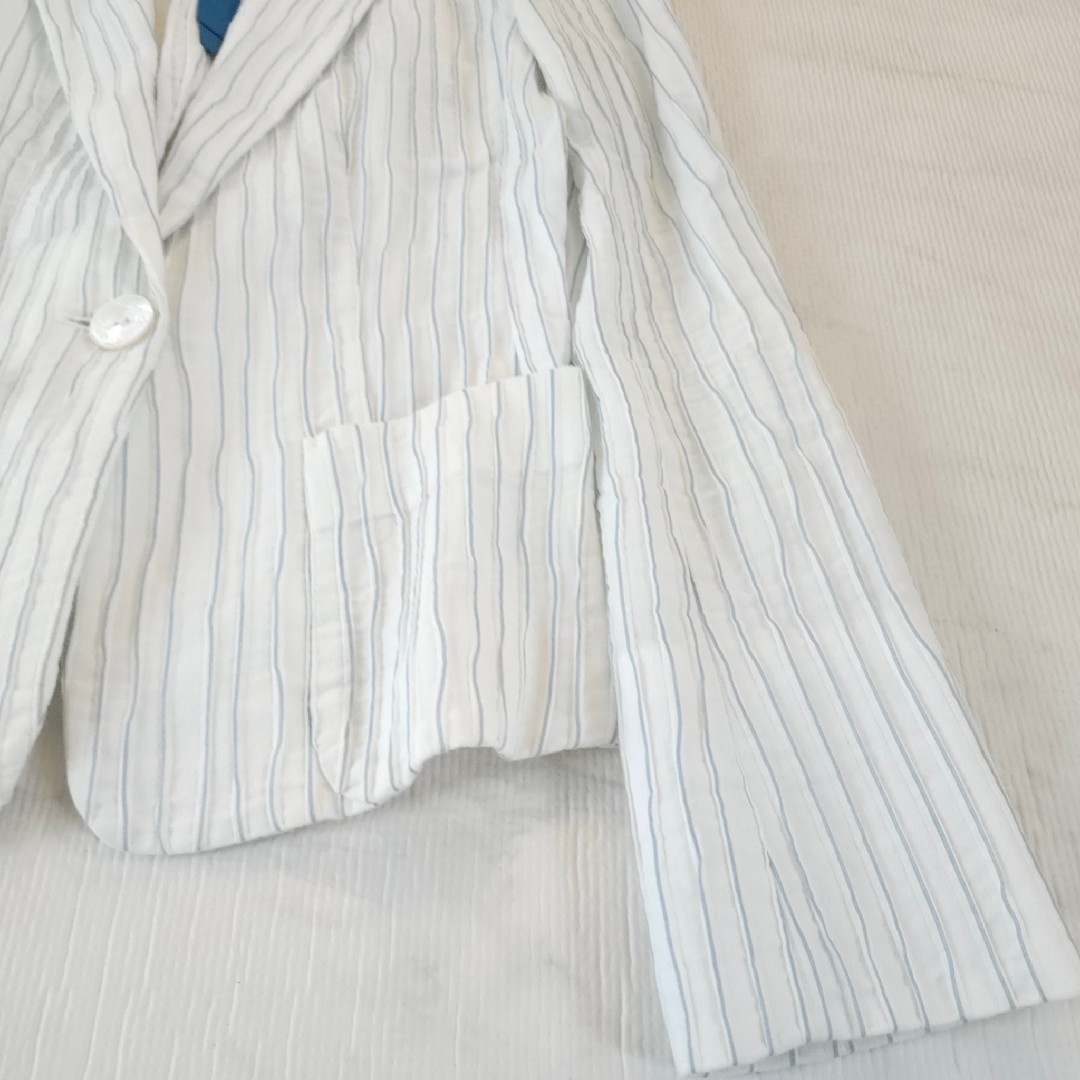 LANVIN COLLECTION - LANVINストライプテーラードジャケット LANVIN COLLECTION - LANVINストライプテーラードジャケット