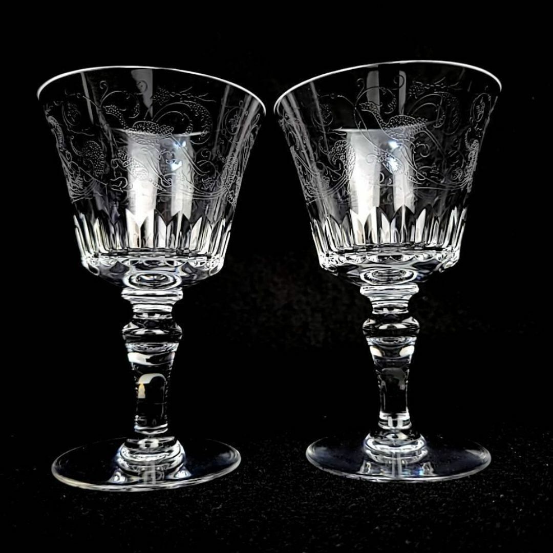 Baccarat - ☆未使用 ◇ バカラ パルメ ワイングラス ペア 2客 Baccarat - ☆未使用 ◇ バカラ パルメ ワイングラス ペア 2客