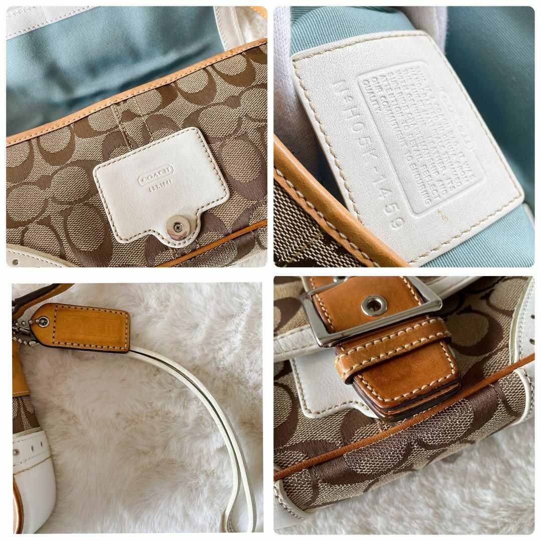 COACH - 美品☆ COACH ソーホーショルダーバッグ シグネチャー COACH - 美品☆ COACH ソーホーショルダーバッグ シグネチャー