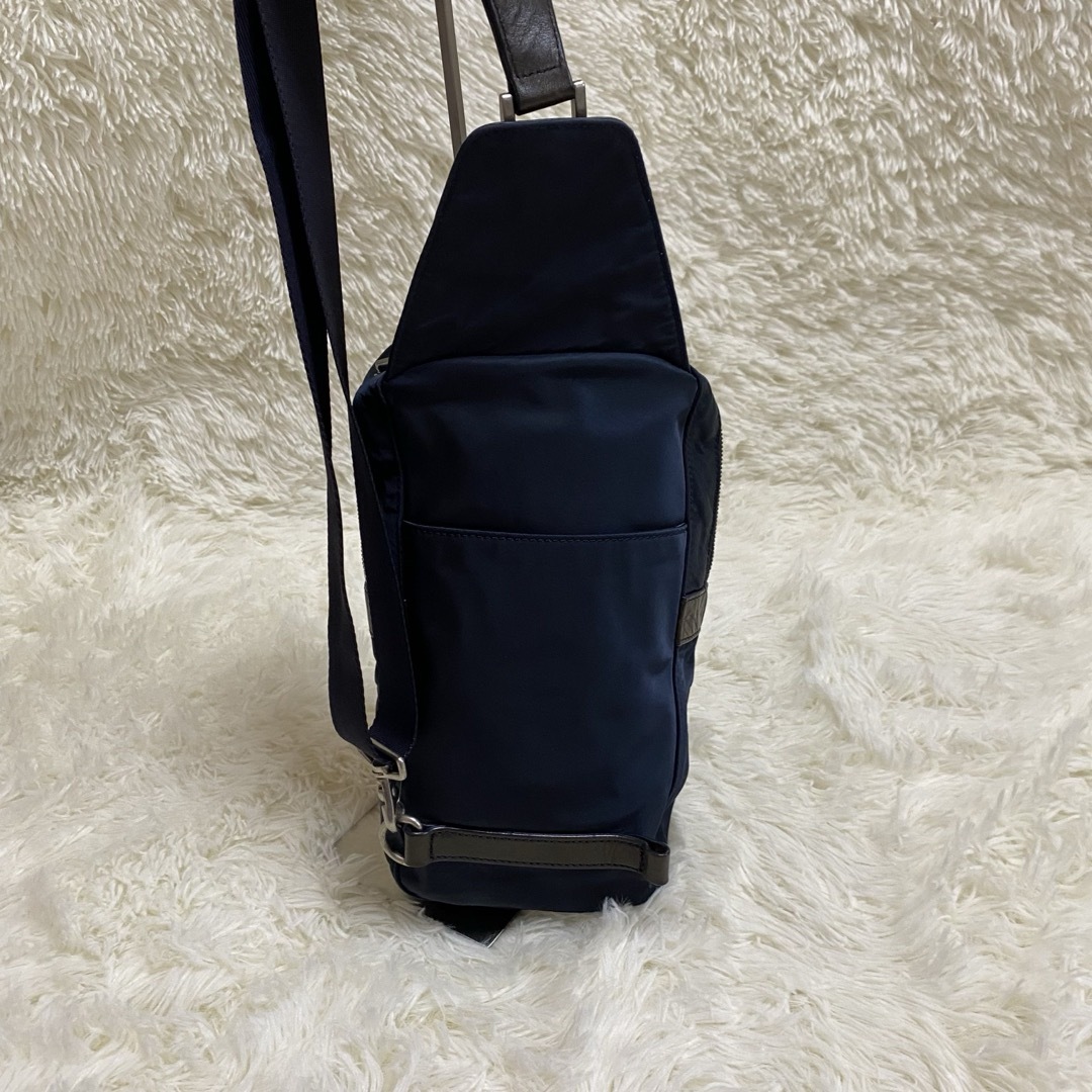 Paul Smith - 【高級】 Paul Smith レザー ナイロン ボディ Paul Smith - 【高級】 Paul Smith レザー ナイロン ボディ