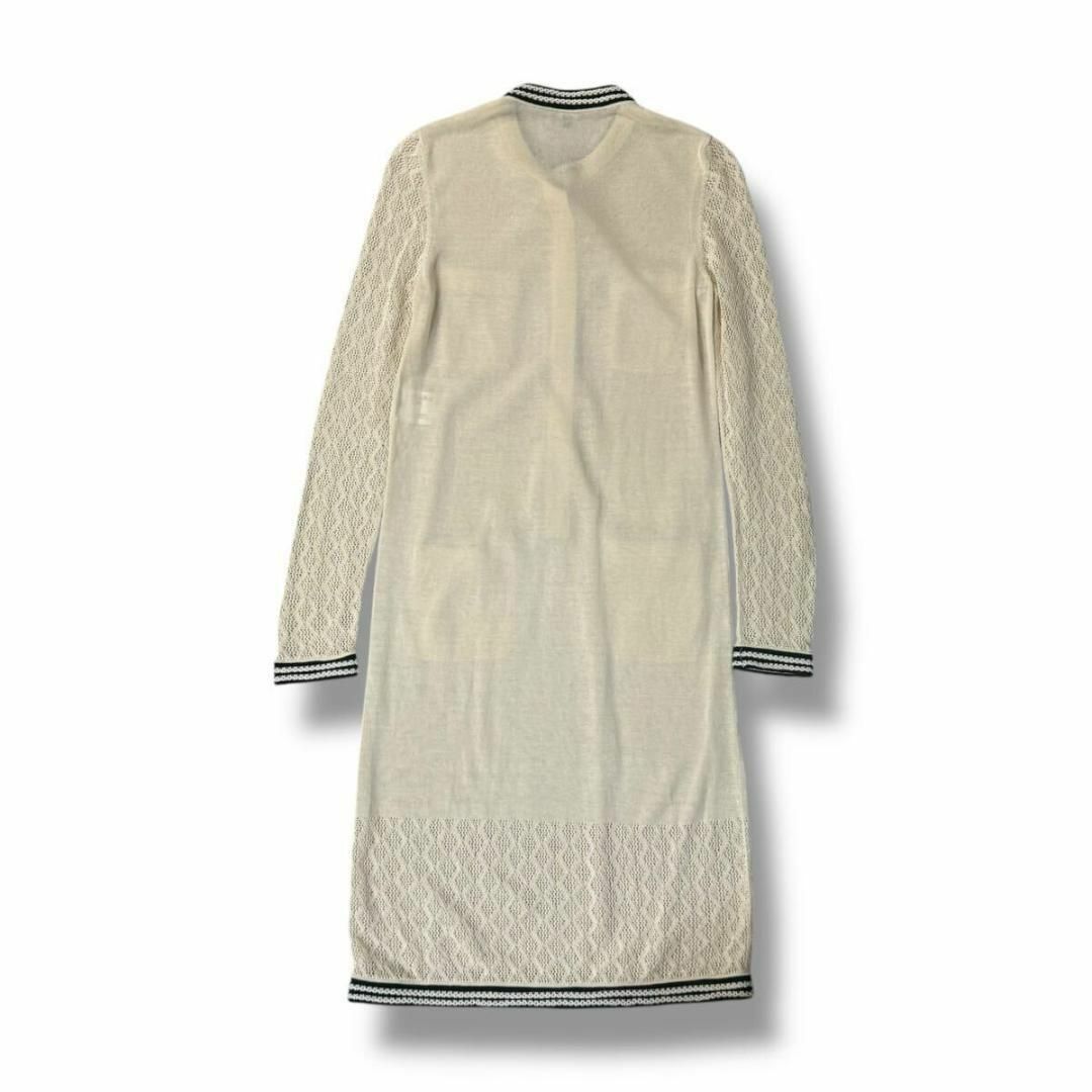 CHANEL - 【美品】CHANEL シルク ロング ワンピース ホワイト 34 CHANEL - 【美品】CHANEL シルク ロング ワンピース ホワイト 34