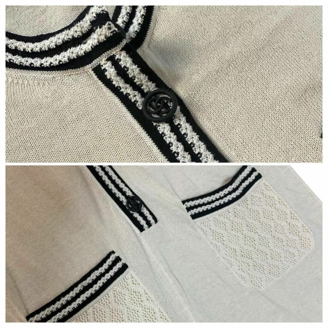 CHANEL - 【美品】CHANEL シルク ロング ワンピース ホワイト 34 CHANEL - 【美品】CHANEL シルク ロング ワンピース ホワイト 34