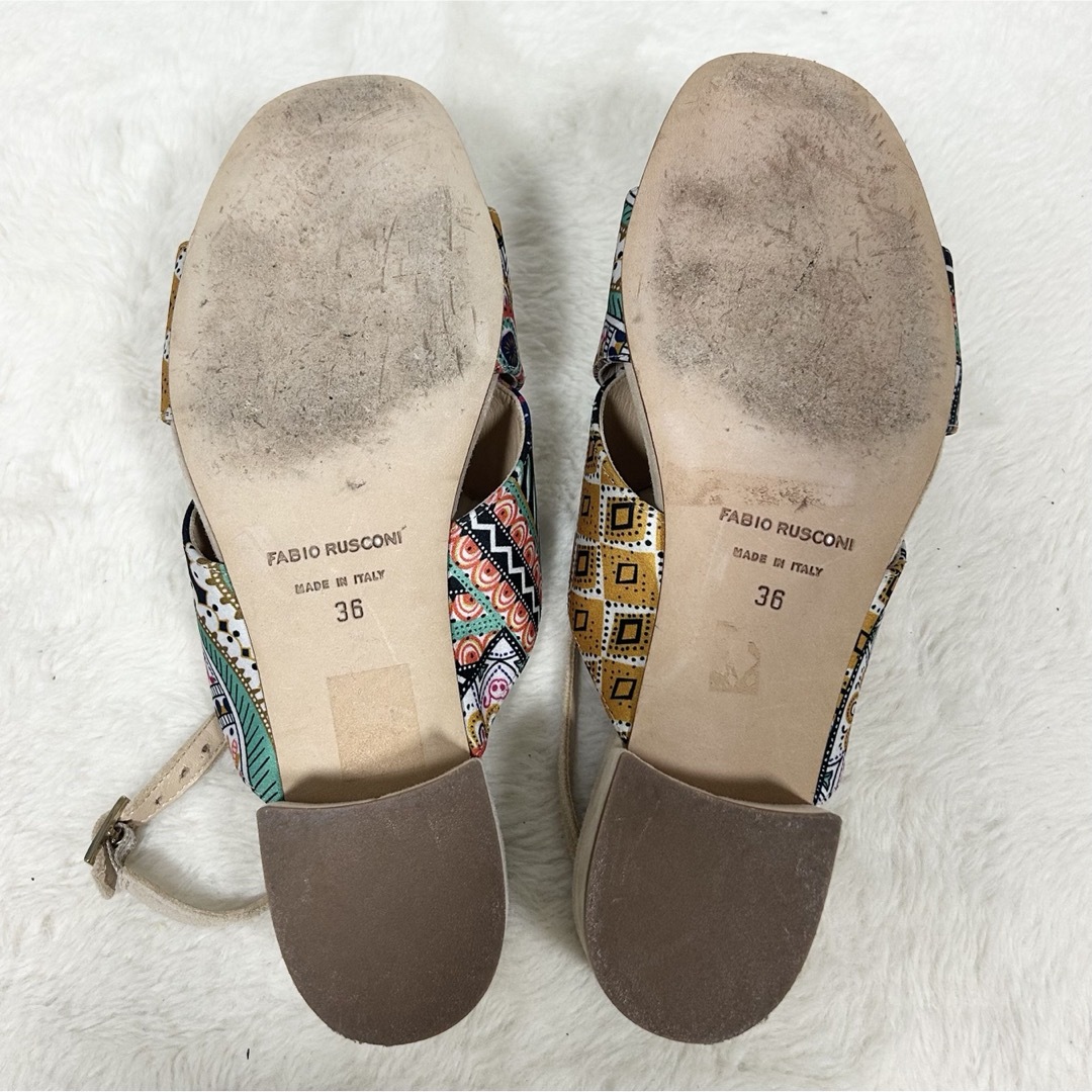 FABIO RUSCONI - 美品!フォビオルスコーニ サンダル ストラップ FABIO RUSCONI - 美品!フォビオルスコーニ サンダル ストラップ