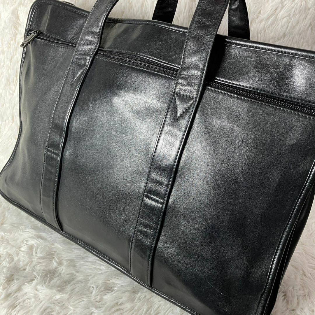 TUMI - 美品 TUMI トゥミ オールレザー ビジネスバッグ ハンド TUMI - 美品 TUMI トゥミ オールレザー ビジネスバッグ ハンド