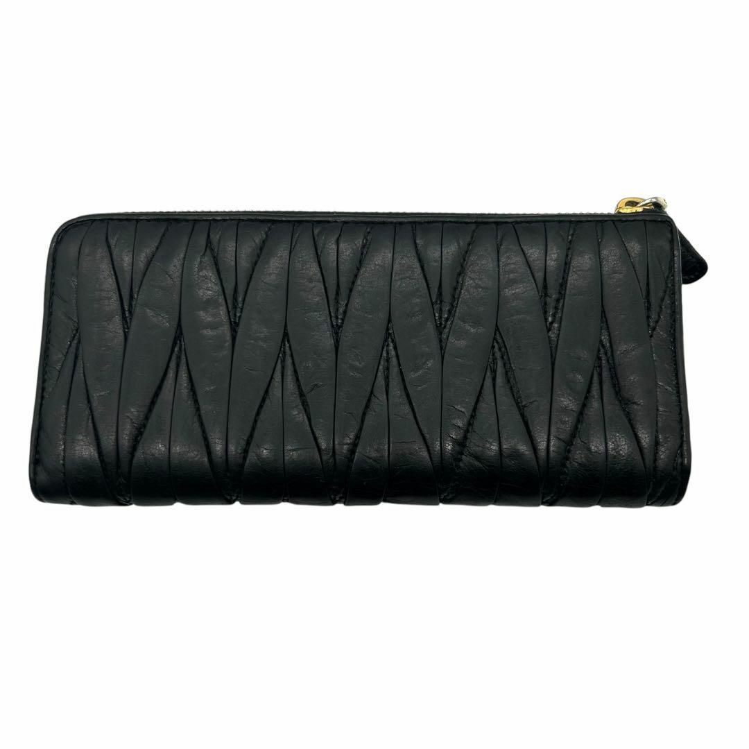 MIU MIU - 良品 1114 ミュウミュウ 長財布 マテラッセ L字 MIU MIU - 良品 1114 ミュウミュウ 長財布 マテラッセ L字