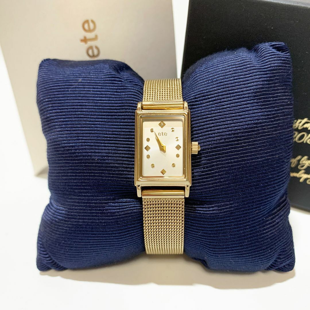 ete - 【極美品】ete エテ 腕時計 ステンレス ゴールド 可動品 ete - 【極美品】ete エテ 腕時計 ステンレス ゴールド 可動品