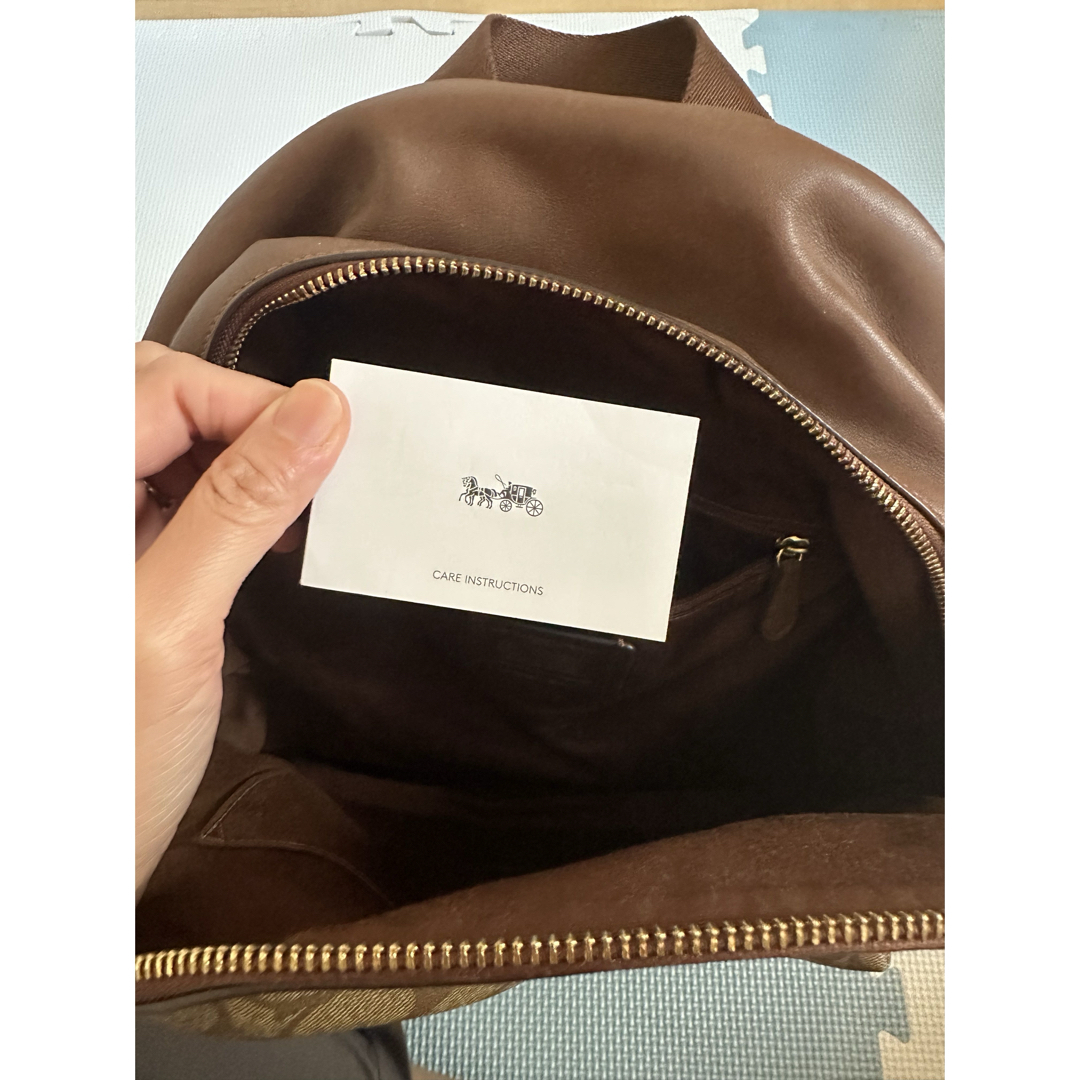 COACH - COACH ブラウン リュックの通販 by Kai's shop|コーチ COACH - COACH ブラウン リュックの通販 by Kai's shop|コーチ