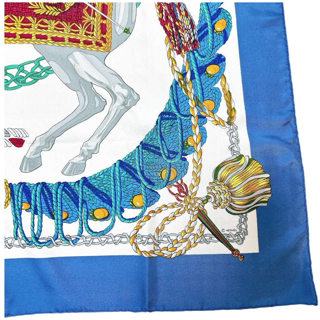 HERMES - 【超美品】HERMES エルメス カレ 90 ティンパニ HERMES - 【超美品】HERMES エルメス カレ 90 ティンパニ