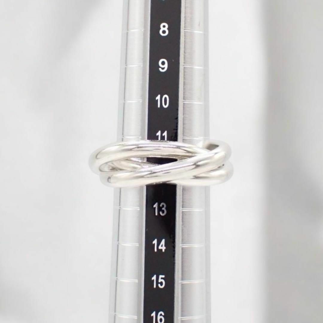 Tiffany & Co. - ティファニー トリニティ リング 指輪 3連 12号 Tiffany & Co. - ティファニー トリニティ リング 指輪 3連 12号