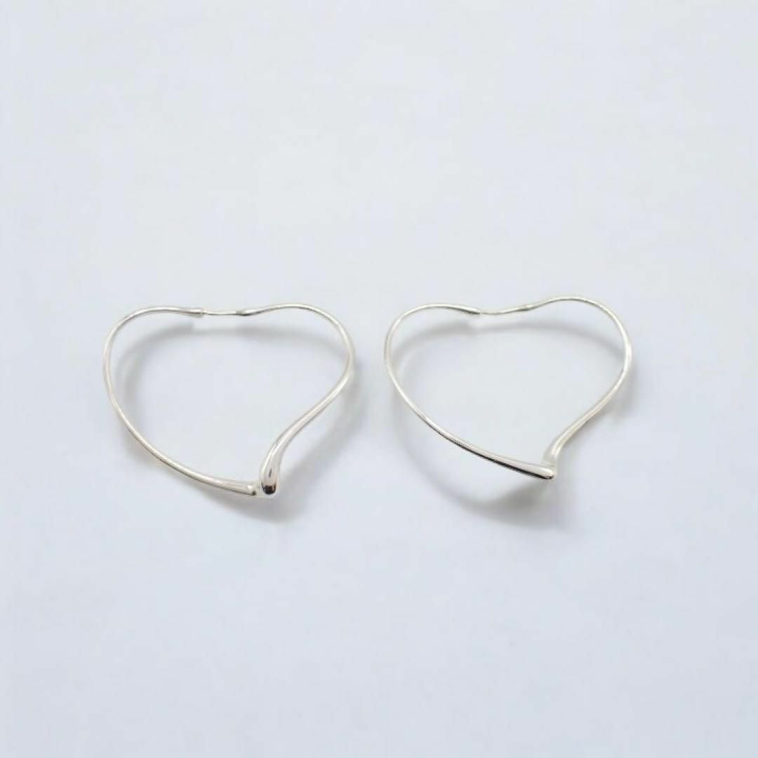 Tiffany & Co. - ティファニー オープンハート フープ ピアス M Tiffany & Co. - ティファニー オープンハート フープ ピアス M