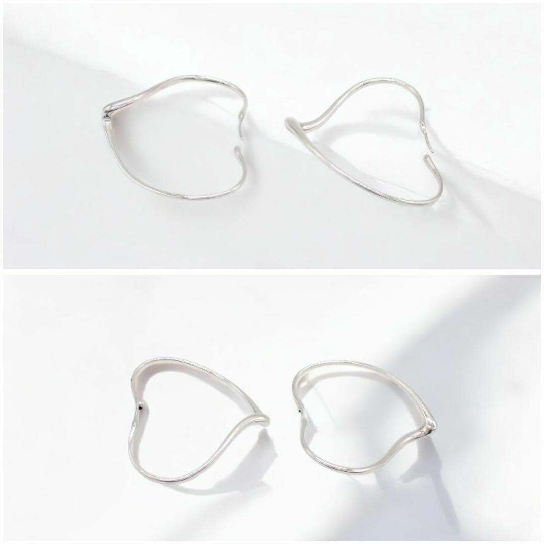 Tiffany & Co. - ティファニー オープンハート フープ ピアス M Tiffany & Co. - ティファニー オープンハート フープ ピアス M