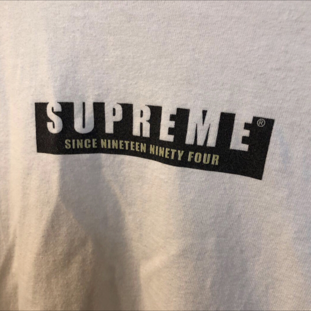 Supreme - 【supreme】BOXロゴ ロングTシャツ 白 Sサイズの通販 Supreme - 【supreme】BOXロゴ ロングTシャツ 白 Sサイズの通販