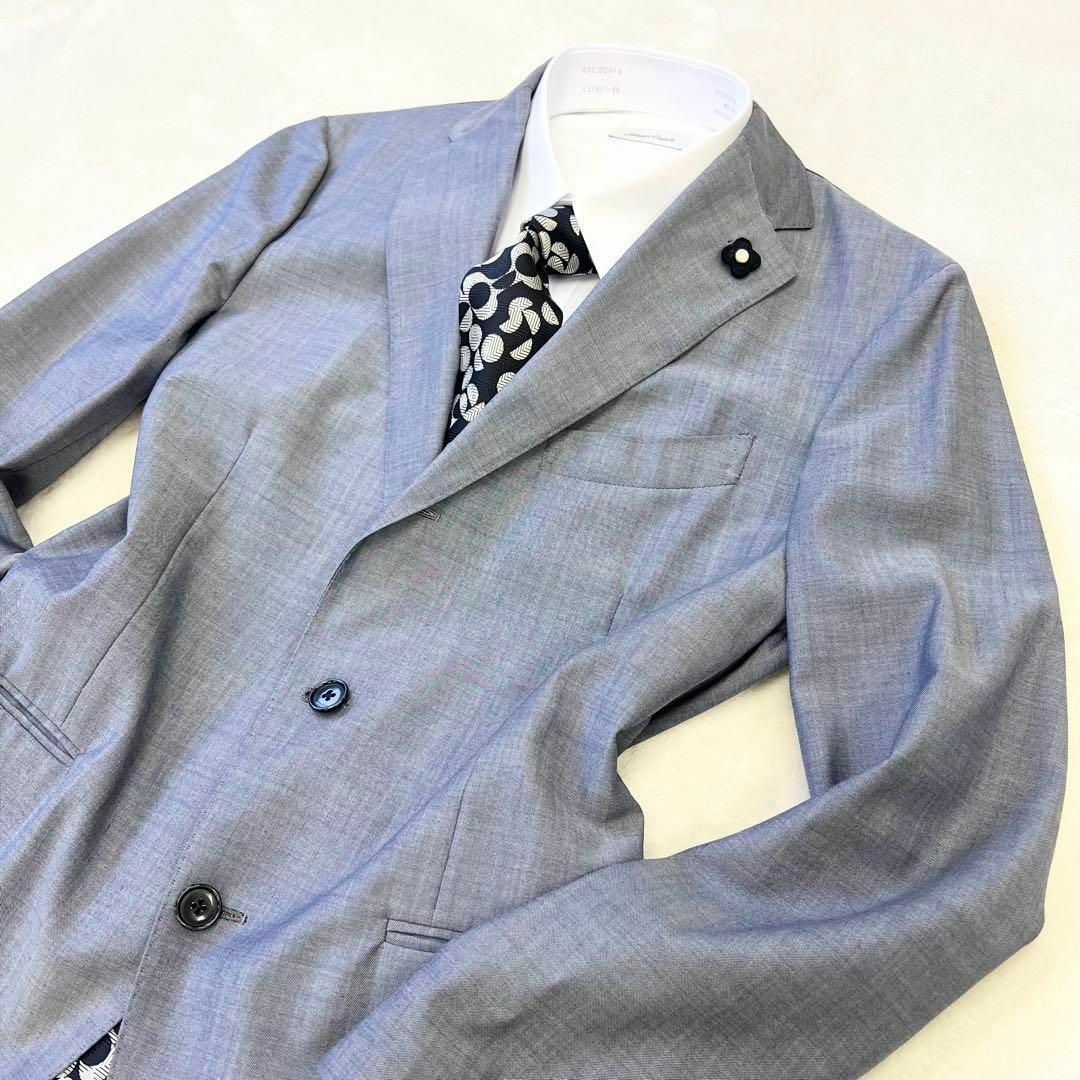 LARDINI - 【美品】ラルディーニ シングルスーツ 50 Lサイズ LARDINI - 【美品】ラルディーニ シングルスーツ 50 Lサイズ