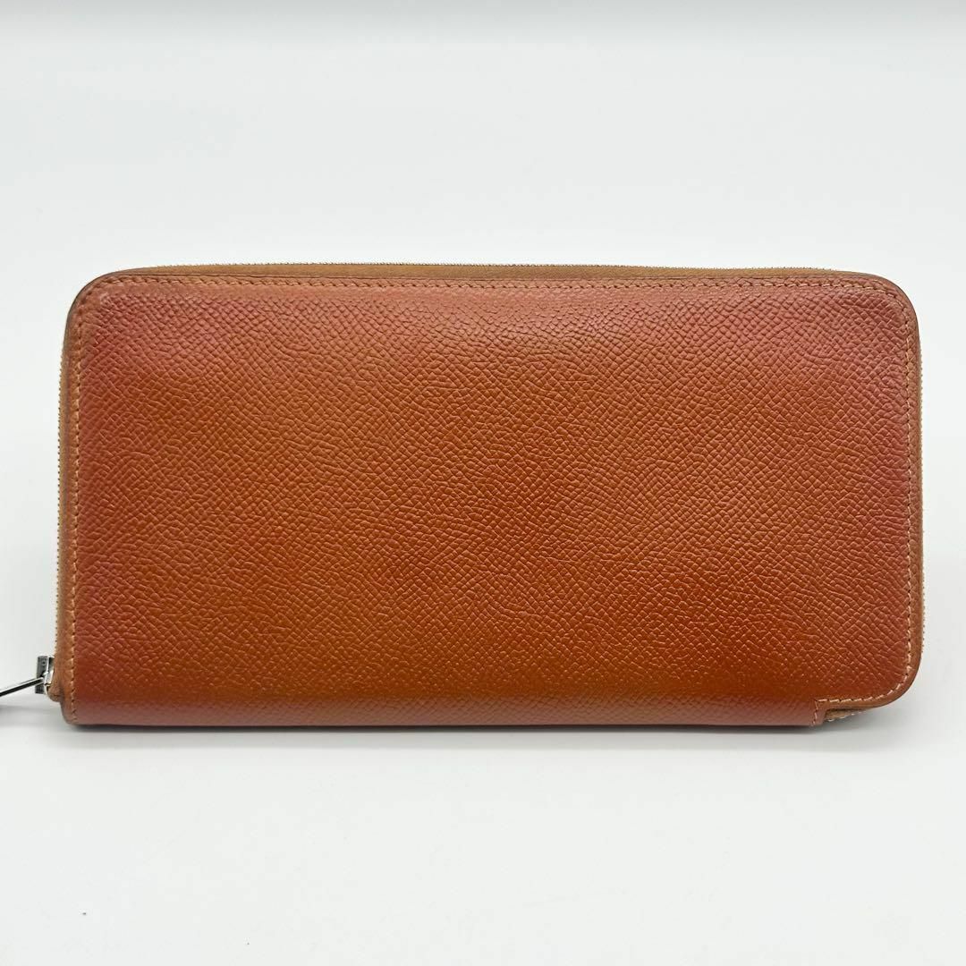 HERMES - エルメス アザップ ロング シルクイン 長財布 ブラウン HERMES - エルメス アザップ ロング シルクイン 長財布 ブラウン