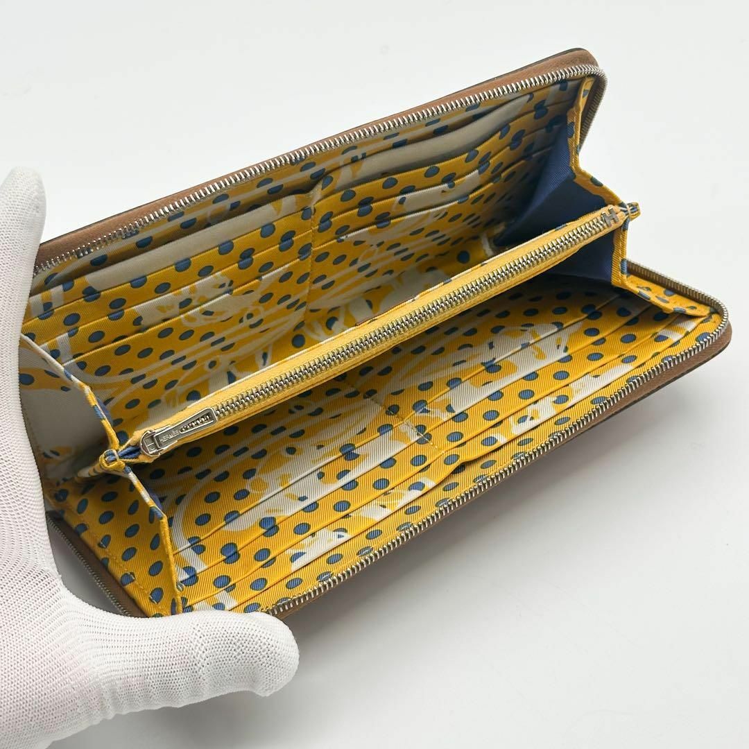 HERMES - エルメス アザップ ロング シルクイン 長財布 ブラウン HERMES - エルメス アザップ ロング シルクイン 長財布 ブラウン