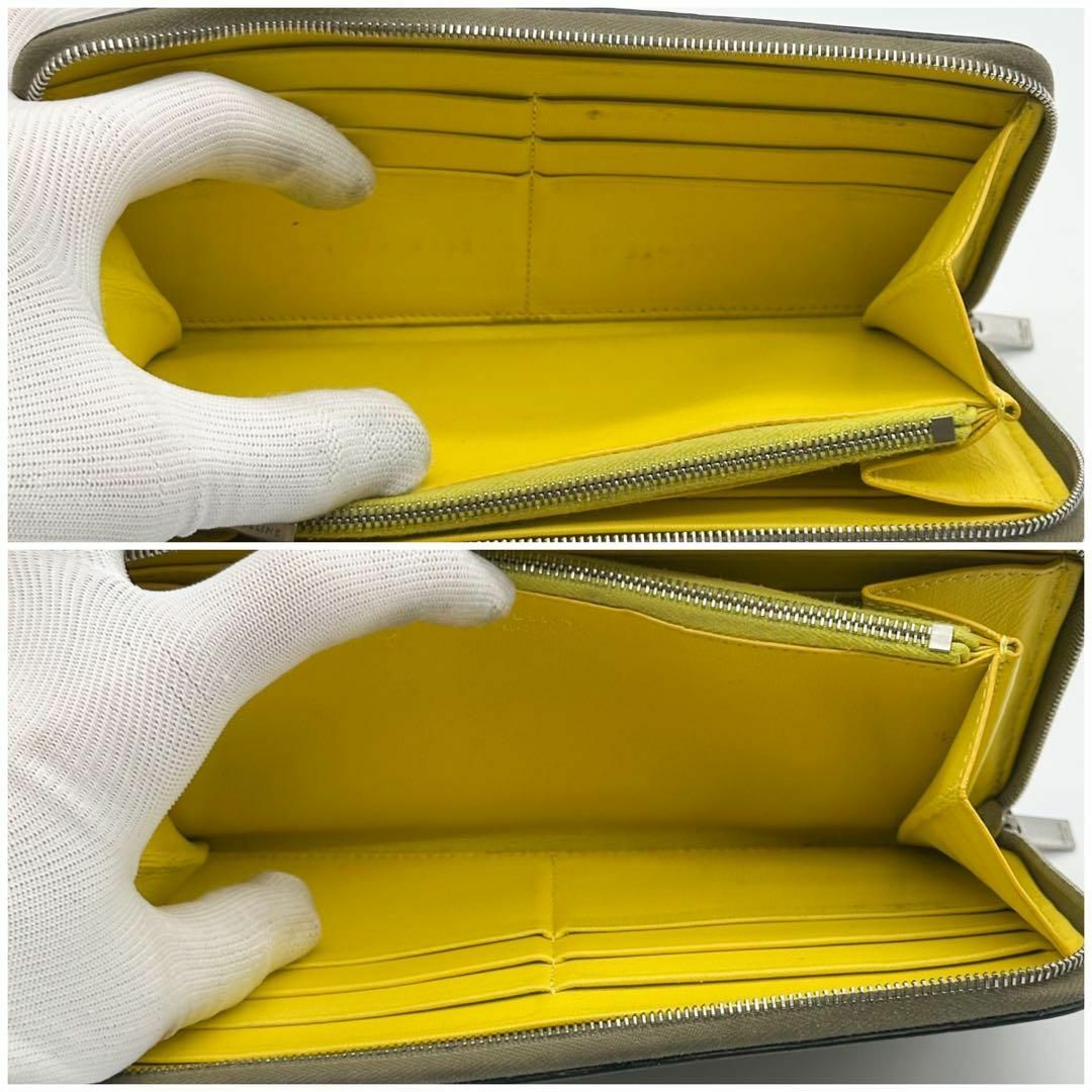 CELINE - セリーヌ ラウンドファスナー 長財布 バイカラー CELINE - セリーヌ ラウンドファスナー 長財布 バイカラー