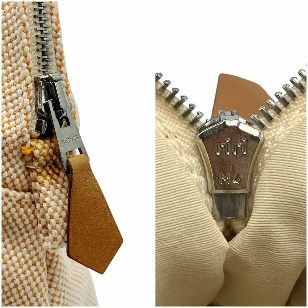 HERMES - ⭐️美品⭐️ エルメス キャンバス ボリードポーチ MM HERMES - ⭐️美品⭐️ エルメス キャンバス ボリードポーチ MM