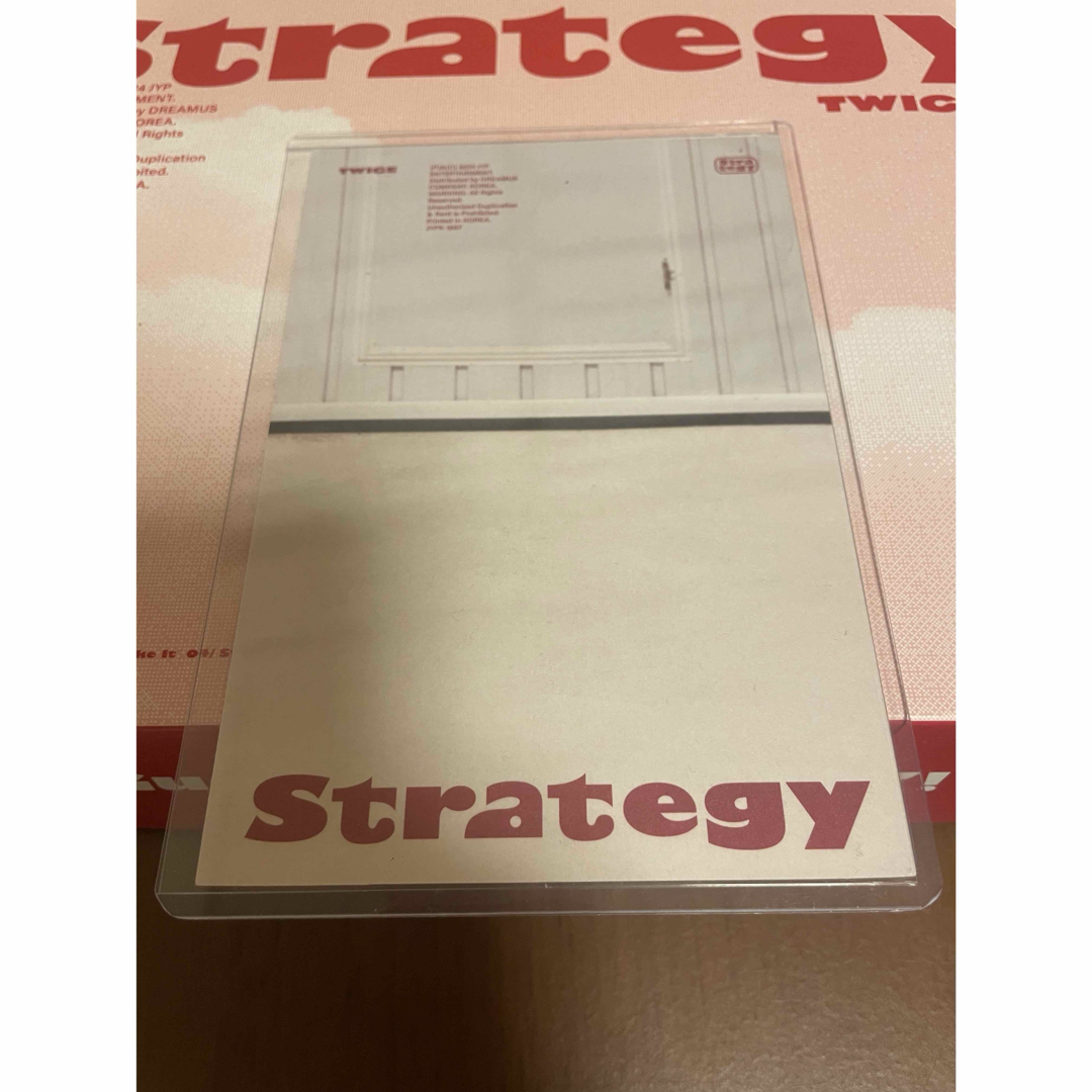 TWICE - TWICE ミナ 直筆サイン入りポストカード Strategyの通販 TWICE - TWICE ミナ 直筆サイン入りポストカード Strategyの通販