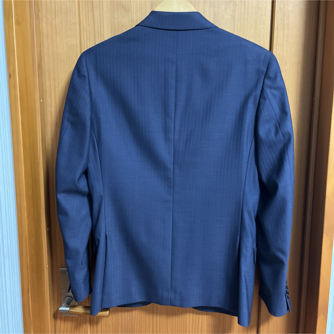 MEN'S BIGI - MENSBIGIスリーピーススーツ紺の通販 by kmk256714 MEN'S BIGI - MENSBIGIスリーピーススーツ紺の通販 by kmk256714