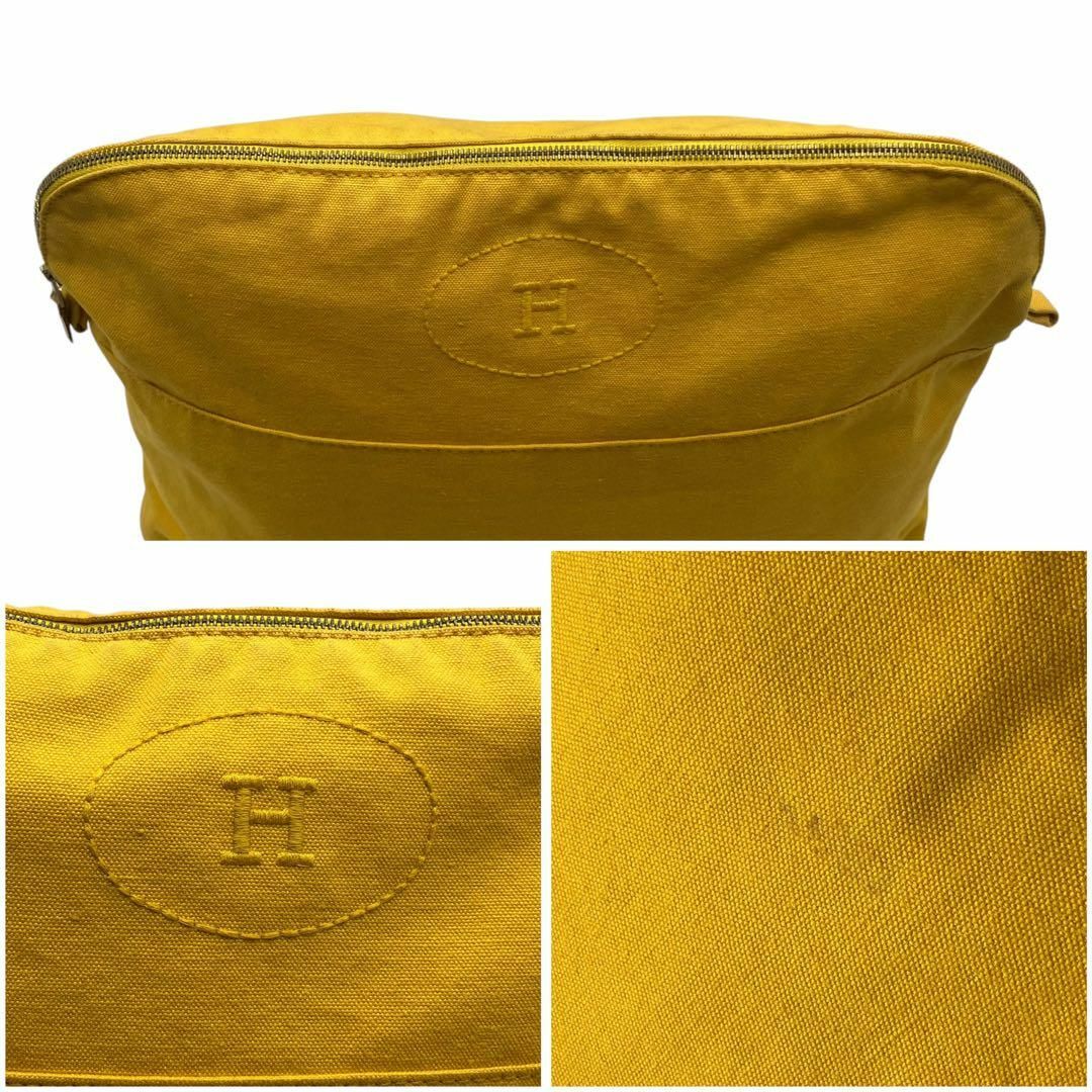 HERMES - ⭐️美品⭐️ エルメス キャンバス ボリードポーチ TGM HERMES - ⭐️美品⭐️ エルメス キャンバス ボリードポーチ TGM