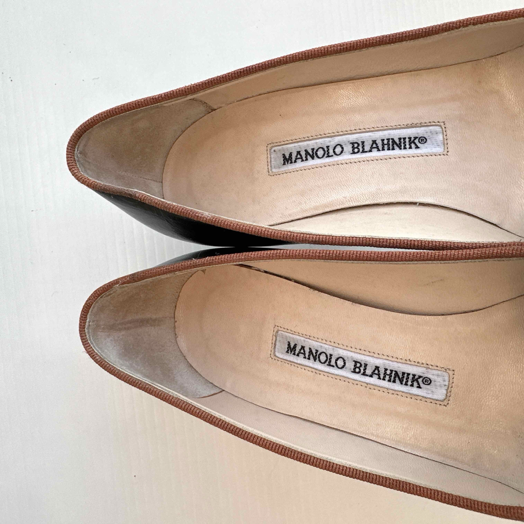 MANOLO BLAHNIK - マノロブラニク オープントゥ ハイヒール MANOLO BLAHNIK - マノロブラニク オープントゥ ハイヒール