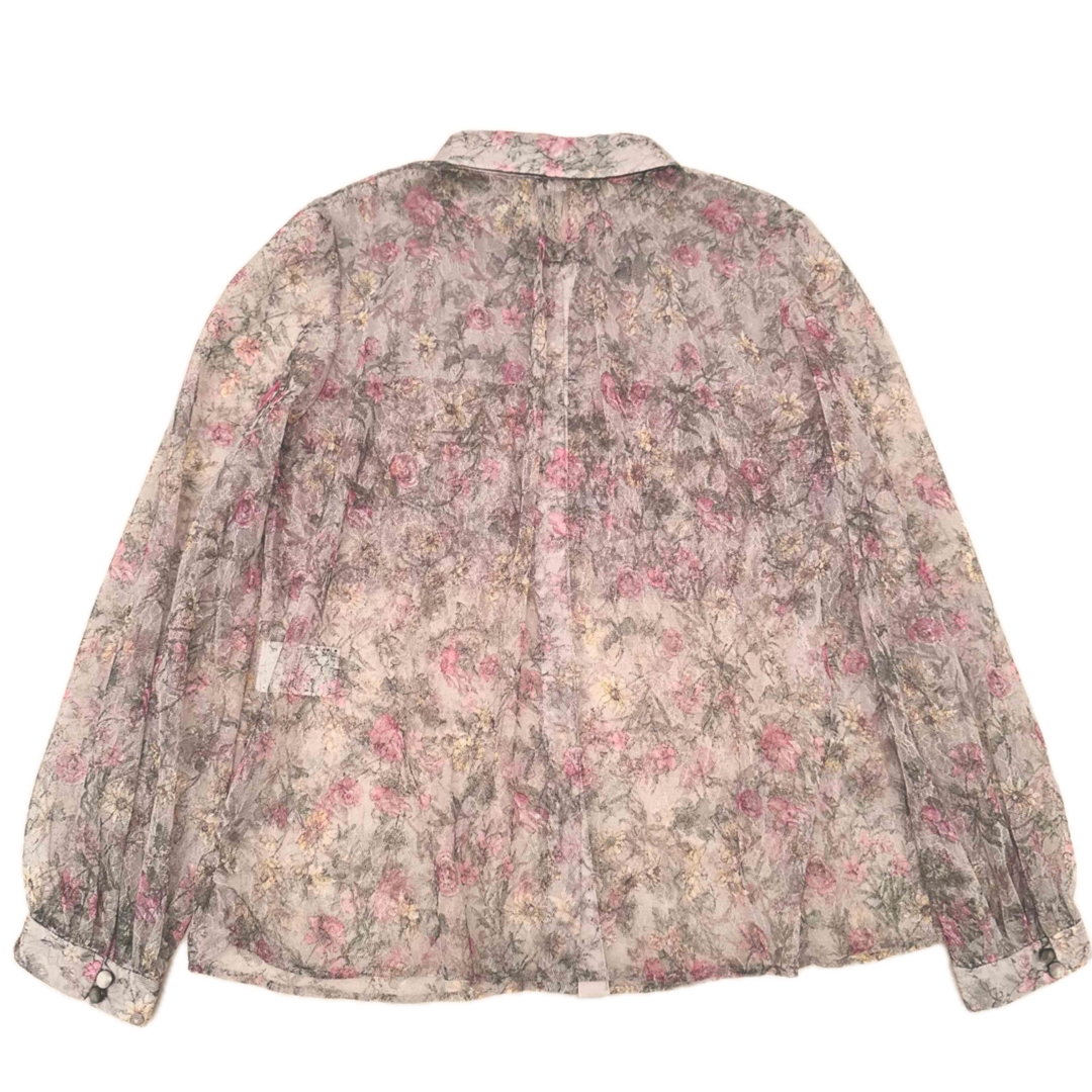 JILLSTUART - 【美品】ジルスチュアート♡花柄シアーブラウスの JILLSTUART - 【美品】ジルスチュアート♡花柄シアーブラウスの