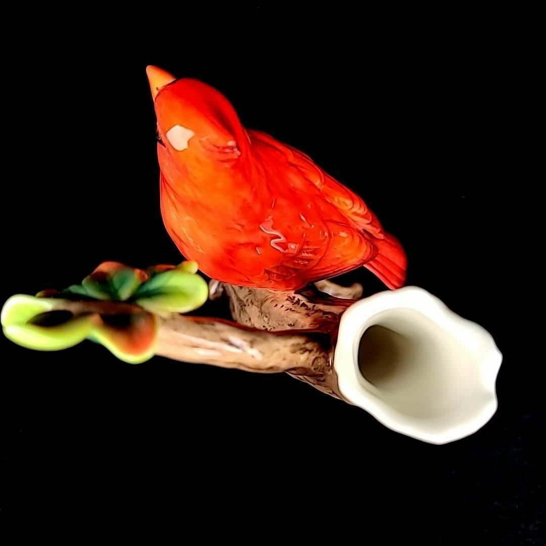 未使用/ フランツコレクション レッドカーディナル 花瓶 未使用/ フランツコレクション レッドカーディナル 花瓶